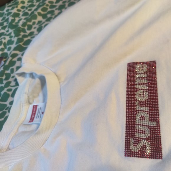 Supreme Box Logo Tee Swarovski (pre-owned)